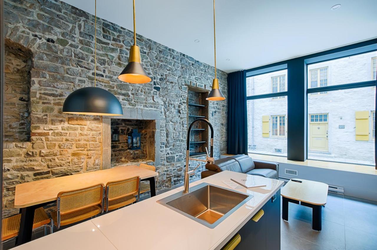Les Lofts Notre-Dame - Par Les Lofts Vieux-Quebec Lägenhet Exteriör bild